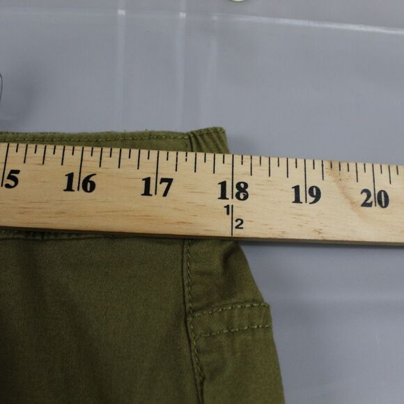 Pact Pants Womens Extra Large Organic Cotton Twill Straight Leg Utility Green - Picture 6 of 13